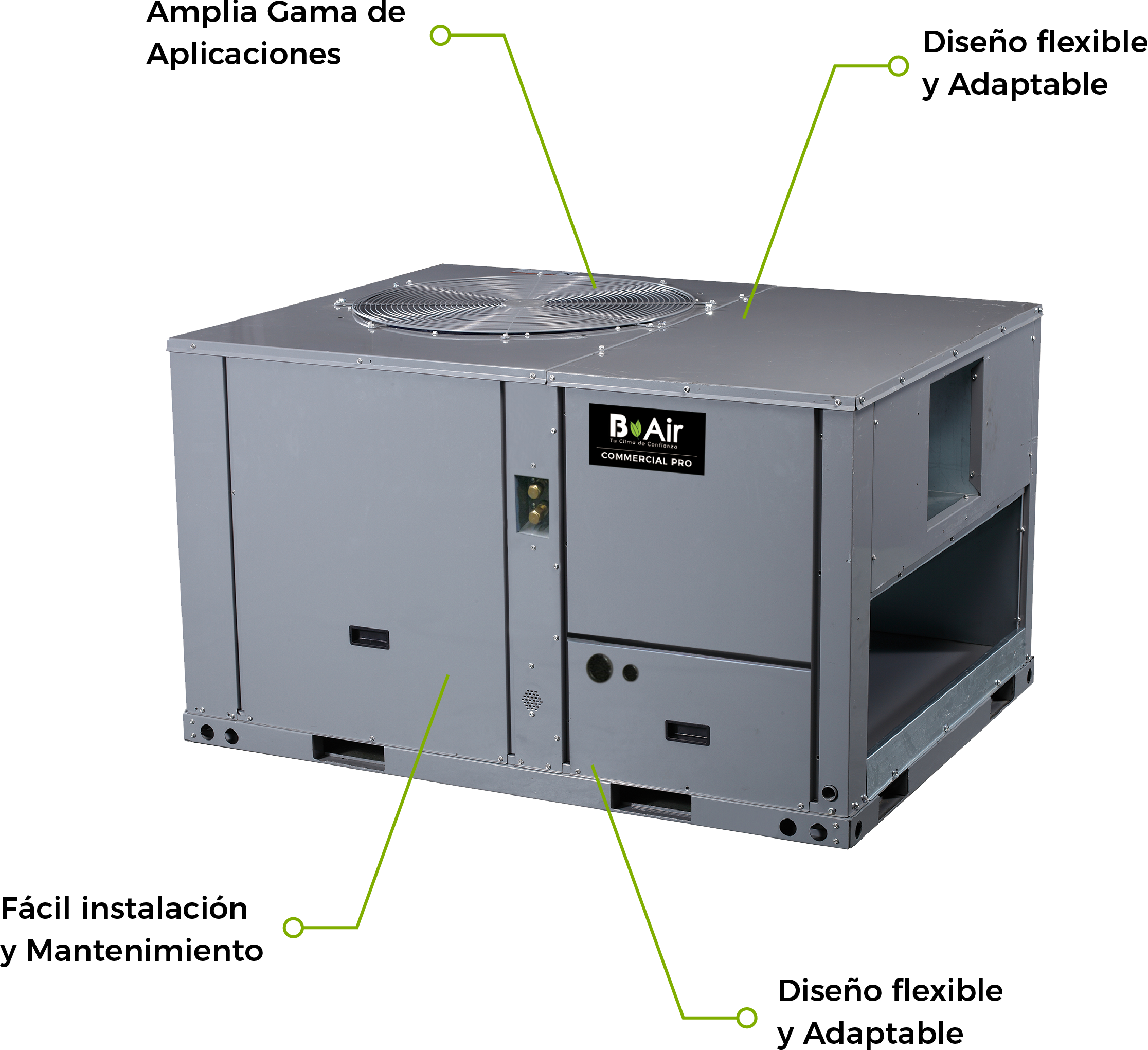 B-Air, Linea commercial pro